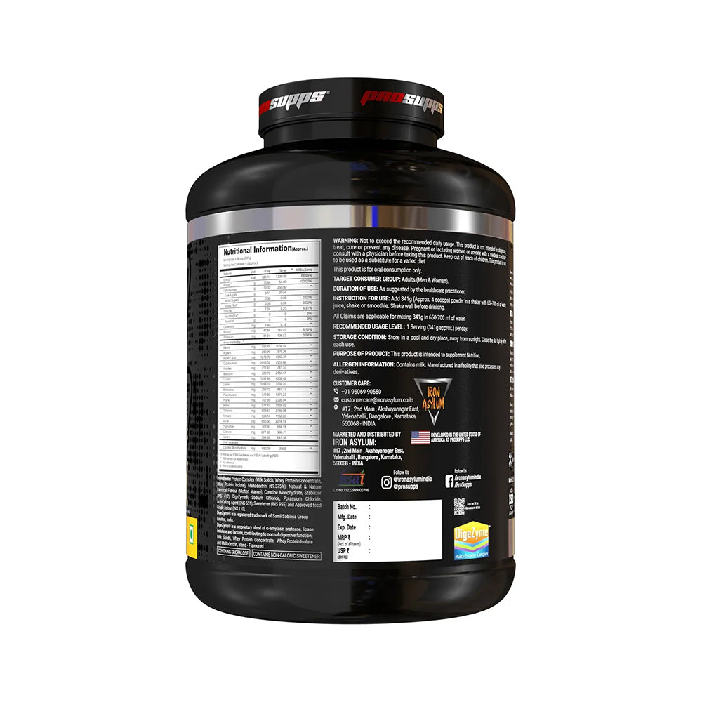 Pro Supps Incredibulk Weight Gainer 6 Lbs (2.27 Kg)