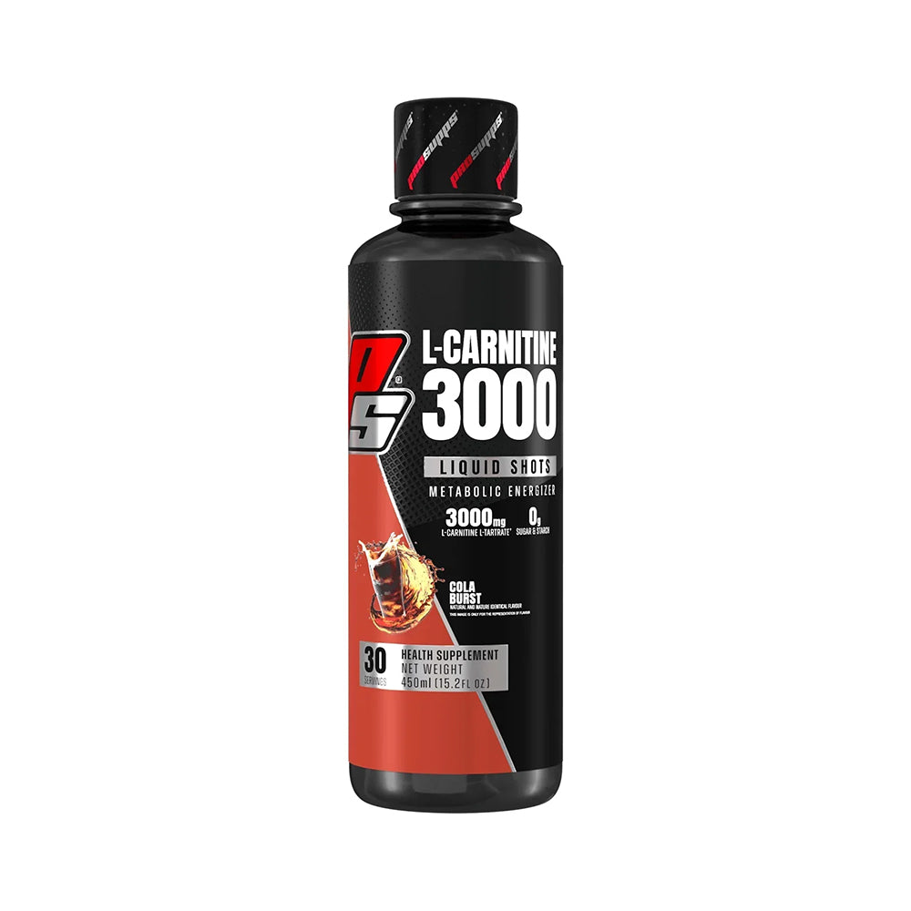 ProSupps L-Carnitine 3000 Liquid | Fat Metabolism Support | Sugar-Free | Weight Loss & Energy Booster (450ml / 30 Servings)