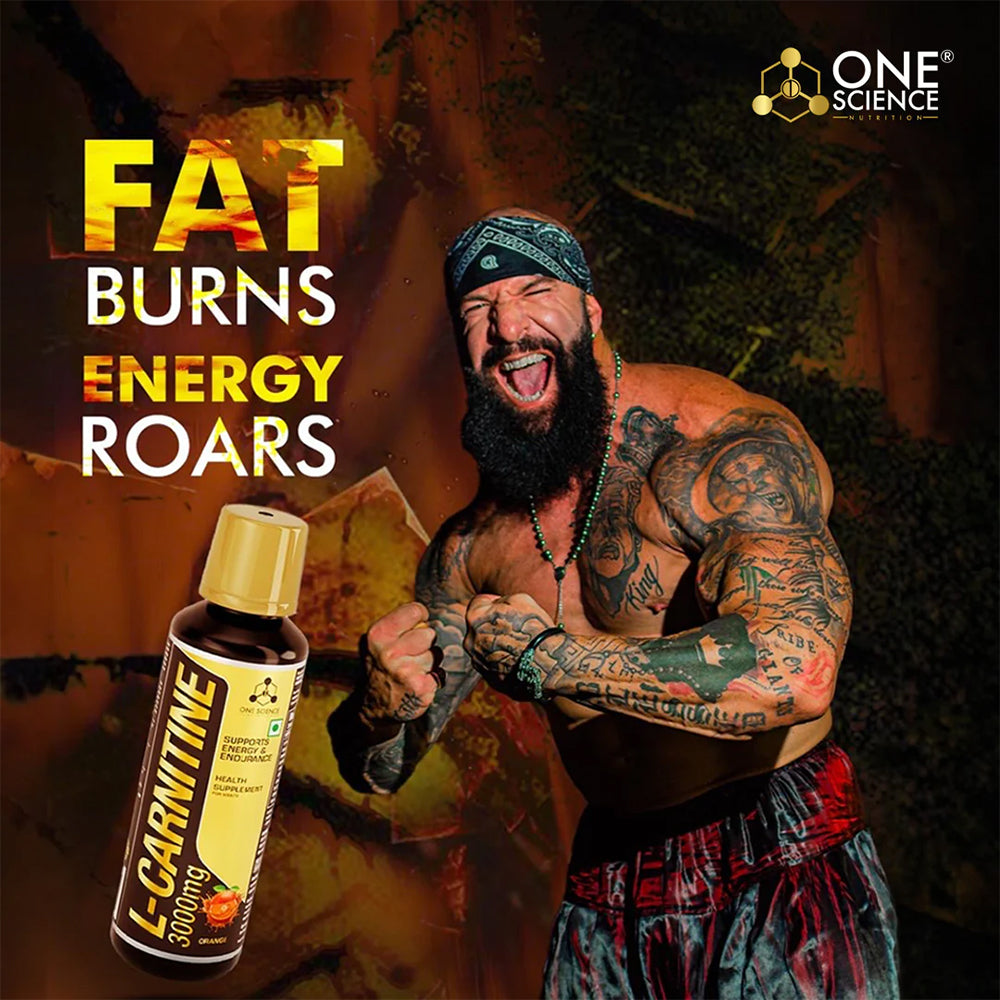 One Science L-Carnitine 3000mg Liquid | Fat Burner & Energy Booster (450ml)