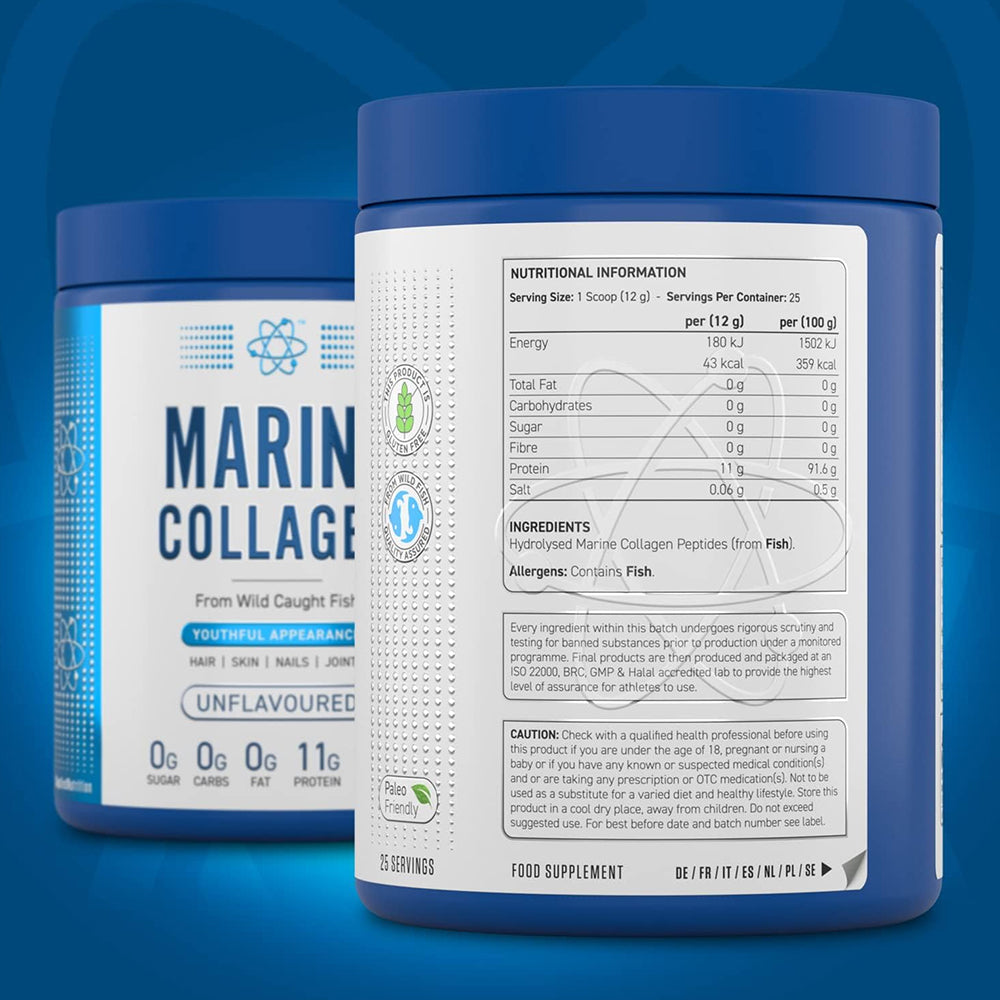 Applied Nutrition Marine Collagen Peptides | Skin, Hair & Joint Support (300g)