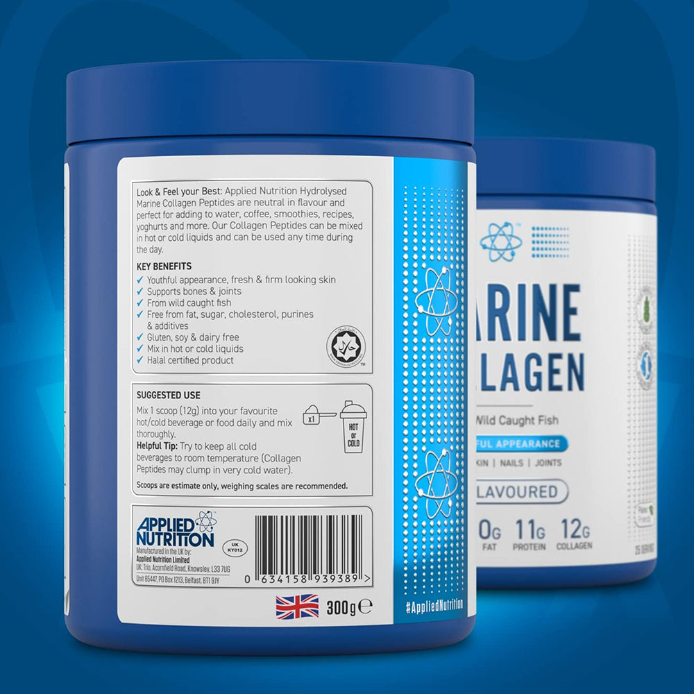 Applied Nutrition Marine Collagen Peptides | Skin, Hair & Joint Support (300g)