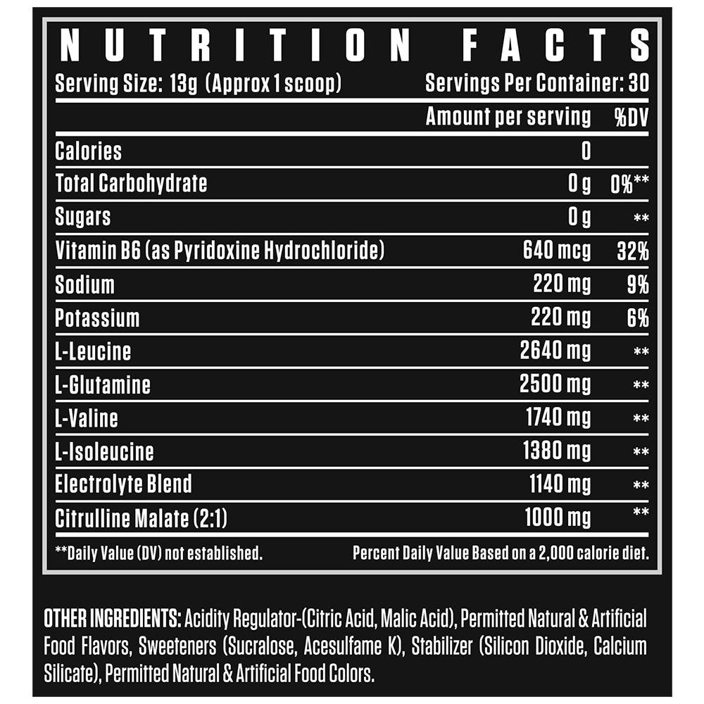 Dexter Jackson Black Series Turbo BCAA 30 Servings