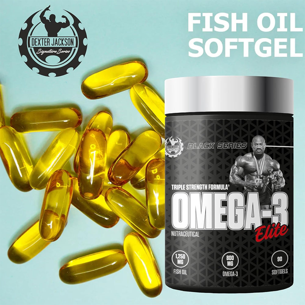 Dexter Jackson Omega-3 Fish Oil Softgel 1250mg | Heart, Brain & Joint Support Supplement