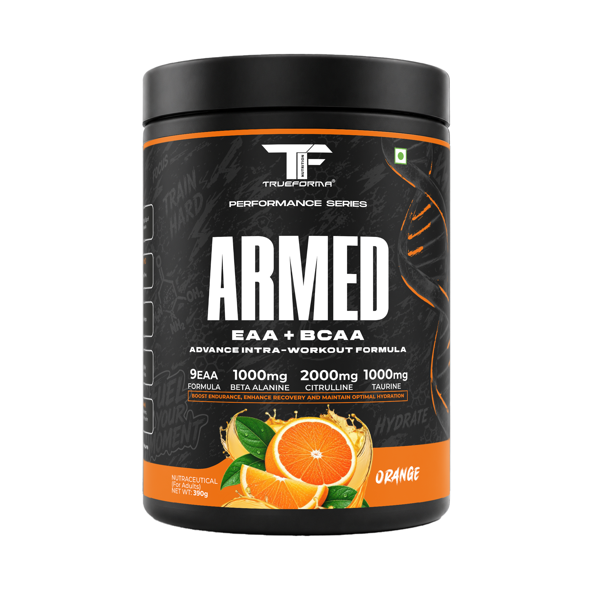 Trueforma® ARMED EAA + BCAA Intra-Workout Powder | Essential Amino Acids, Beta-Alanine & Citrulline | 30 Servings