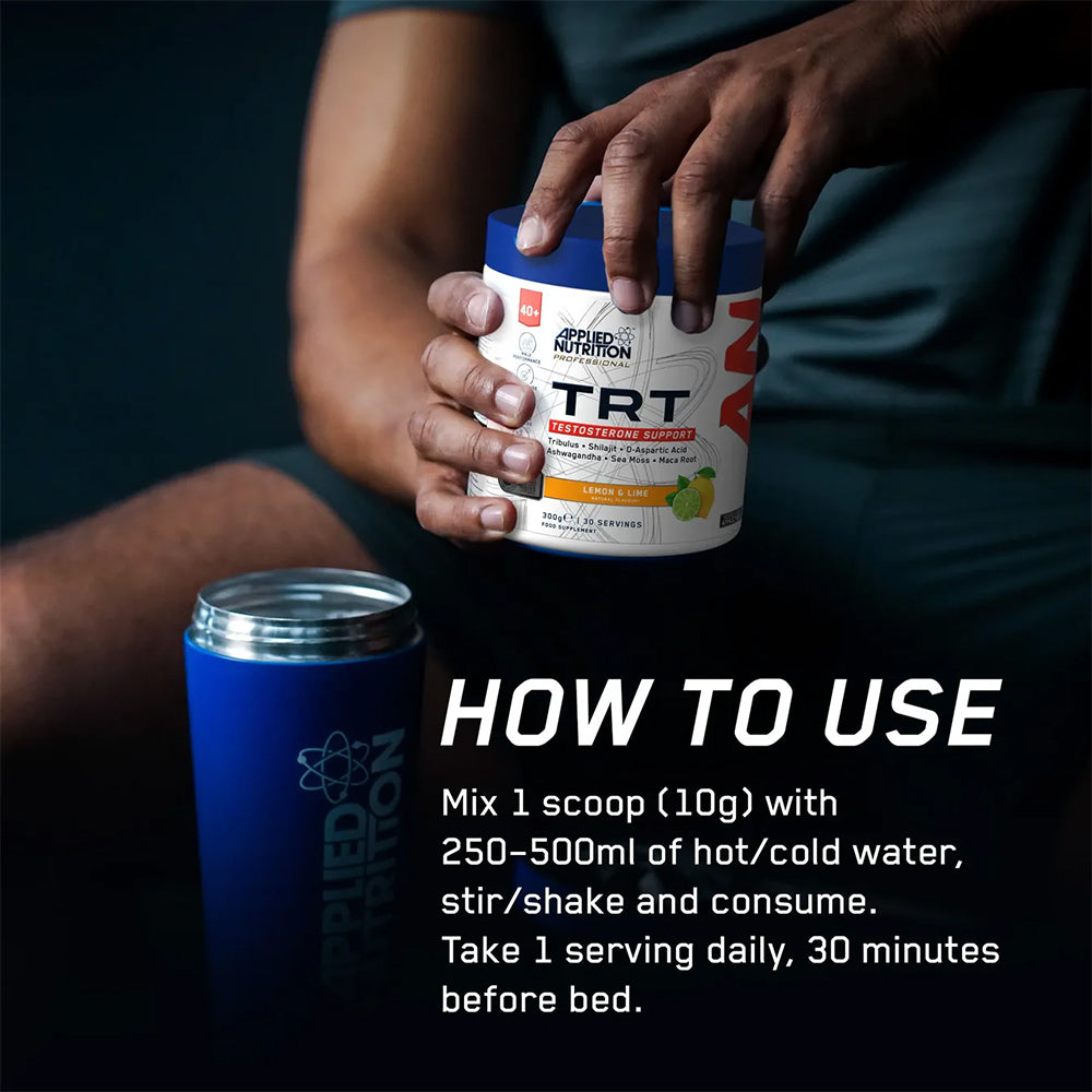 TRT Testosterone Support Powder | Boost Energy, Strength & Male Performance (30 Servings)