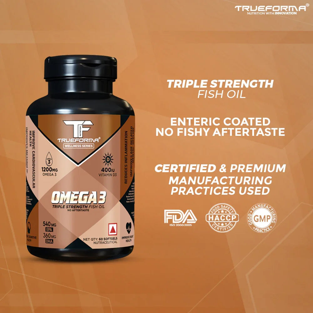 Trueforma® Omega 3 (Triple Strength Fish Oil)