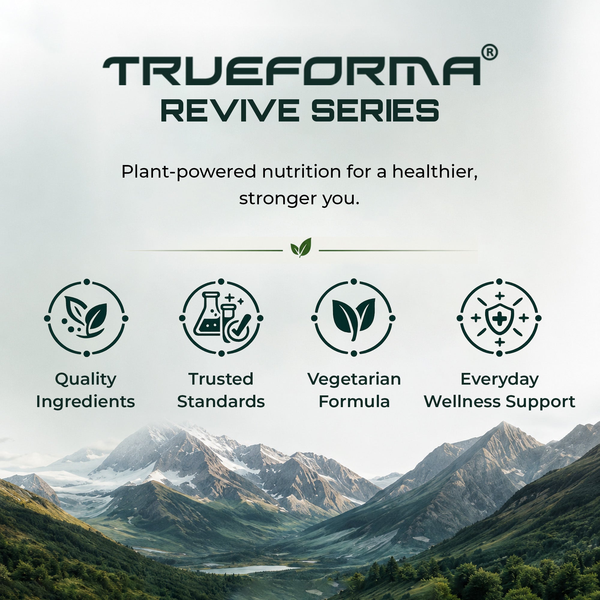 Trueforma® Veg Collagen with Type I & Type III With Vitamin C & Hyaluronic Acid | 30 Servings
