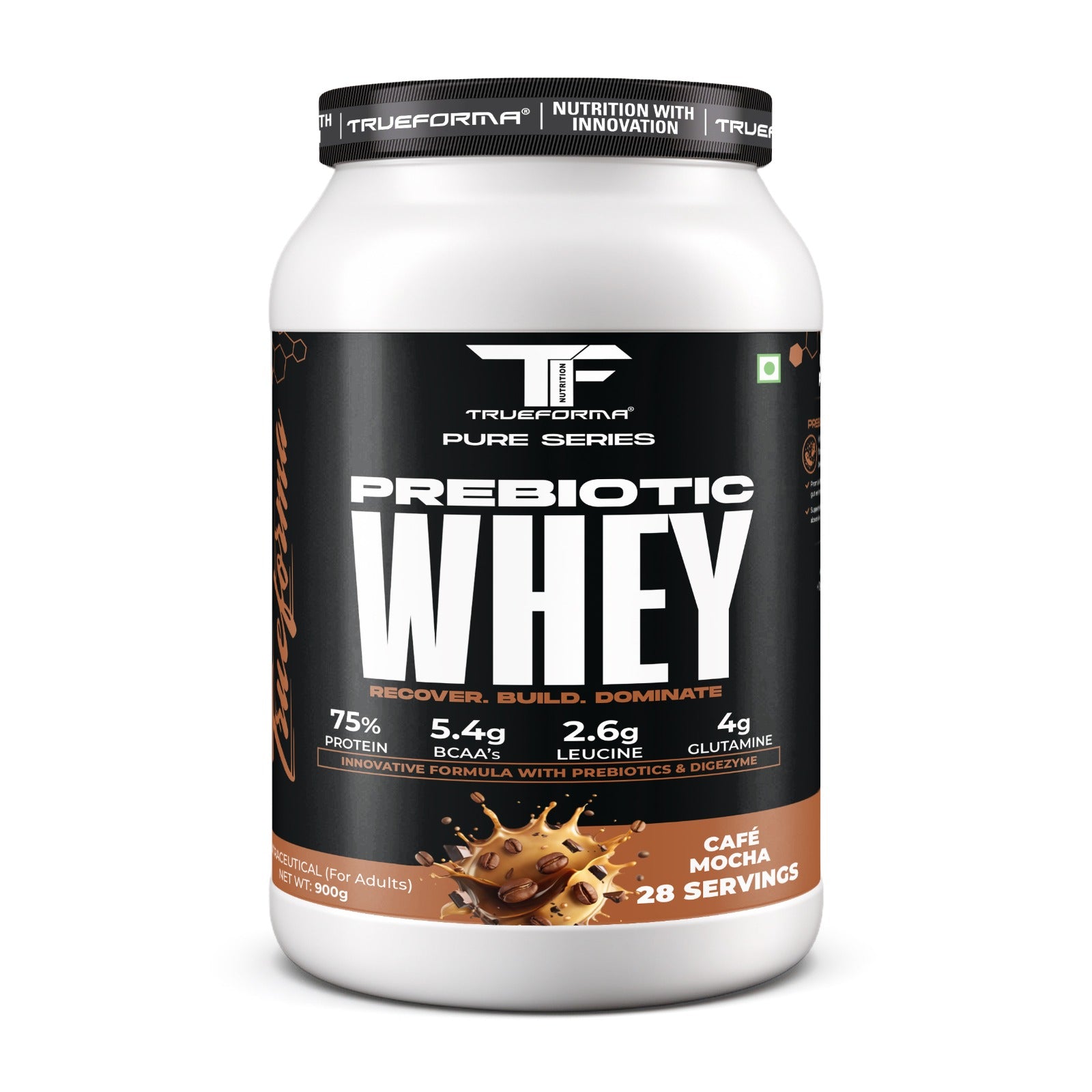 Trueforma® 100% whey with prebiotics & added digestive enzymes