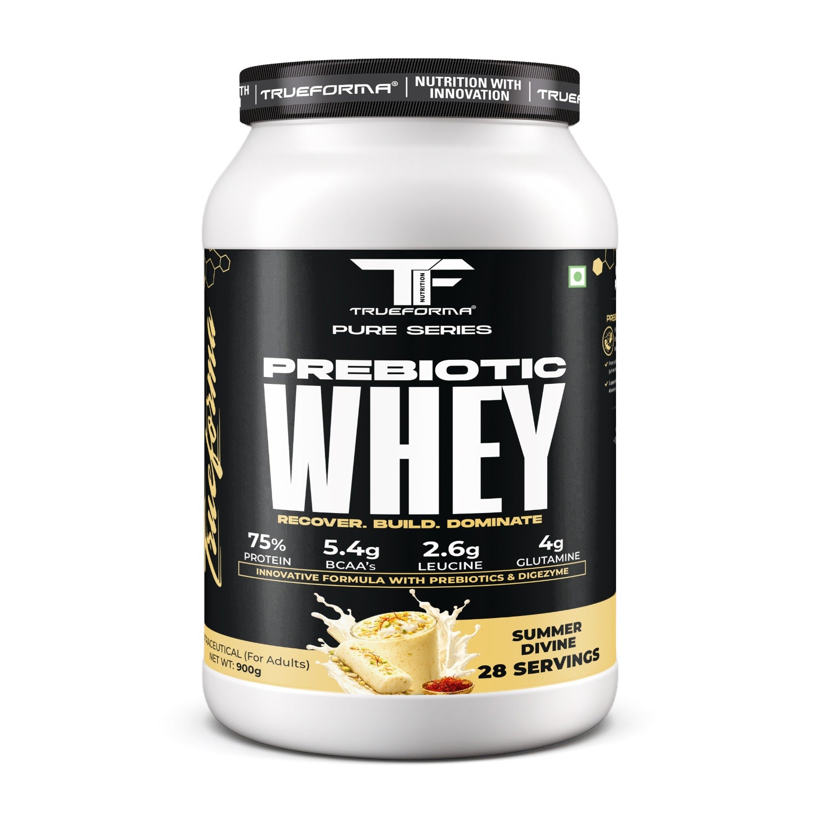 Trueforma® 100% whey with prebiotics & added digestive enzymes