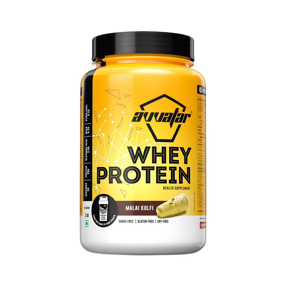 Avvatar Whey Protein | High Protein Powder for Muscle Growth & Recovery | Fast Absorption