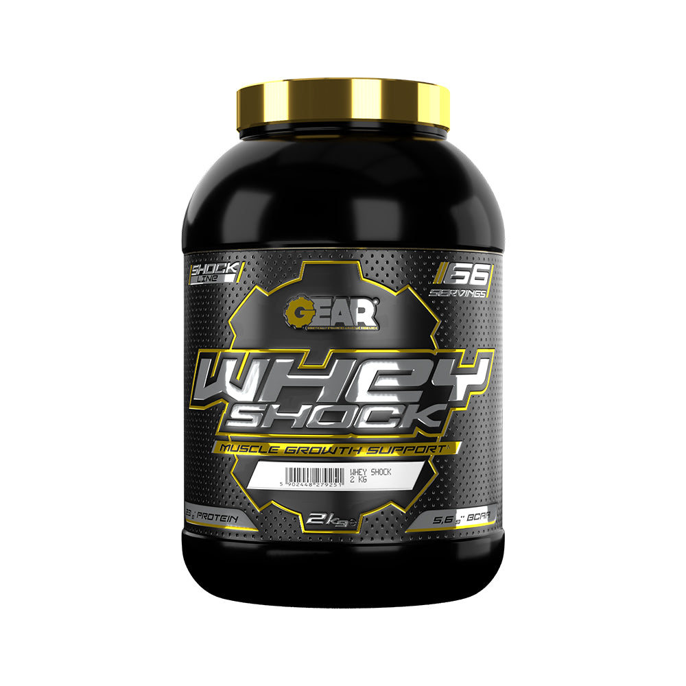 Shock Line Powder Whey Shock Protein Powder (2kg) | 25g Protein Per Serving | Muscle Gro ...
