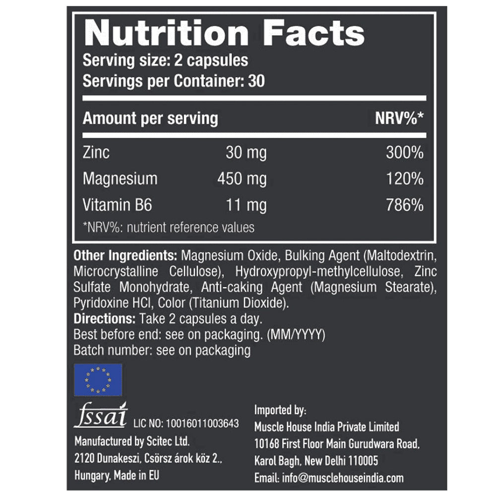 One Science ZMA-60 Capsules
