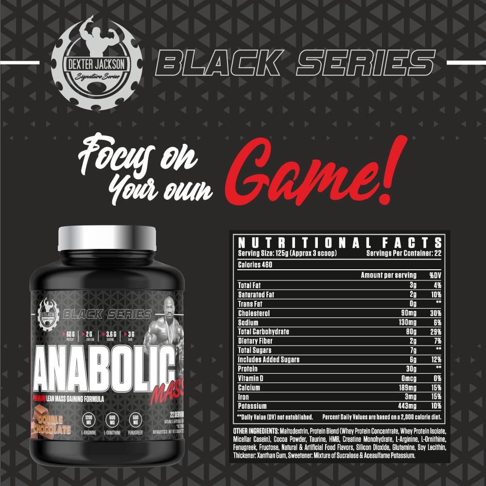 Dexter Jackson Black Series Anabolic Mass Gainer