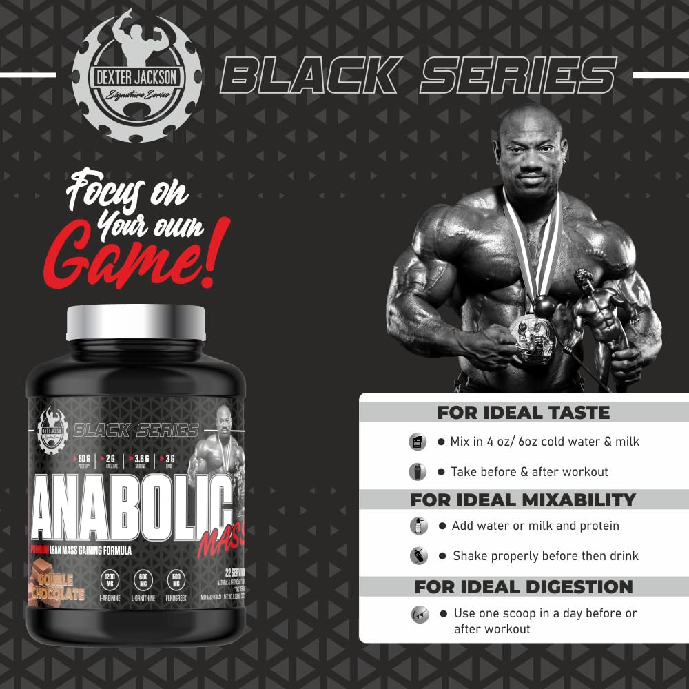 Dexter Jackson Black Series Anabolic Mass Gainer