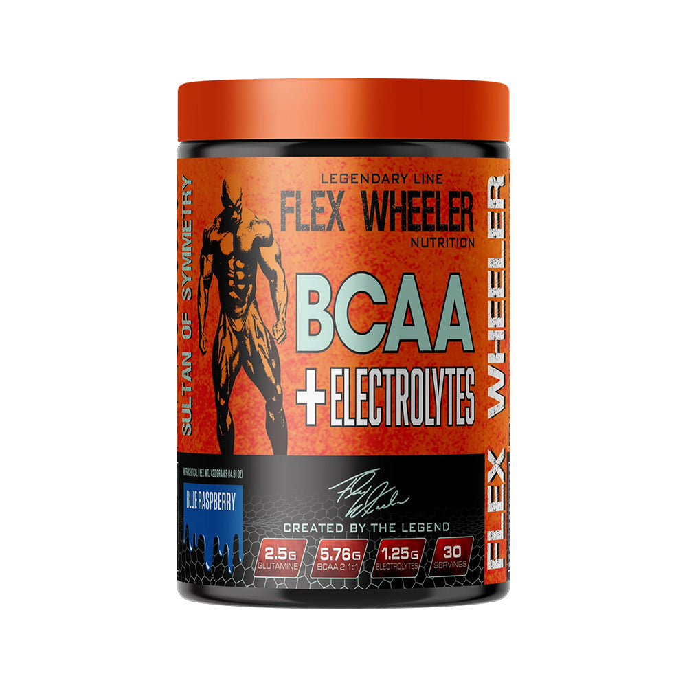 Flex Wheeler BCAA + Electrolytes Powder | BCAA 2:1:1 (Workout Recovery Drink)