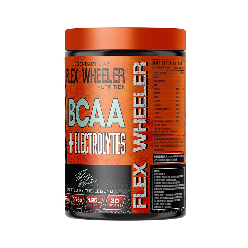 Flex Wheeler BCAA + Electrolytes Powder | BCAA 2:1:1 (Workout Recovery Drink)