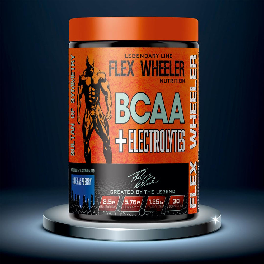 Flex Wheeler BCAA + Electrolytes Powder | BCAA 2:1:1 (Workout Recovery Drink)