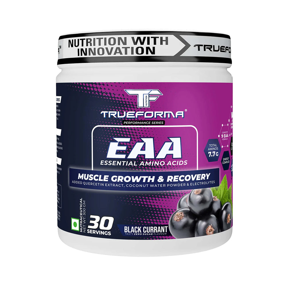 EAA Essential Amino Acids Powder | Muscle Recovery, Growth & Hydration | BCAA + Electrolytes | 30 Servings | Trueforma