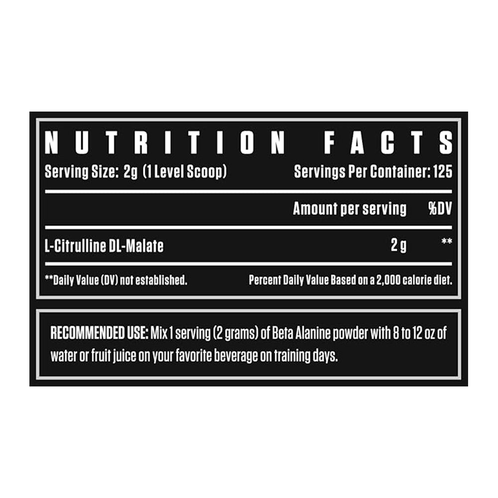 Dexter Jackson Black Series Citrulline malte 250g, 125 serving
