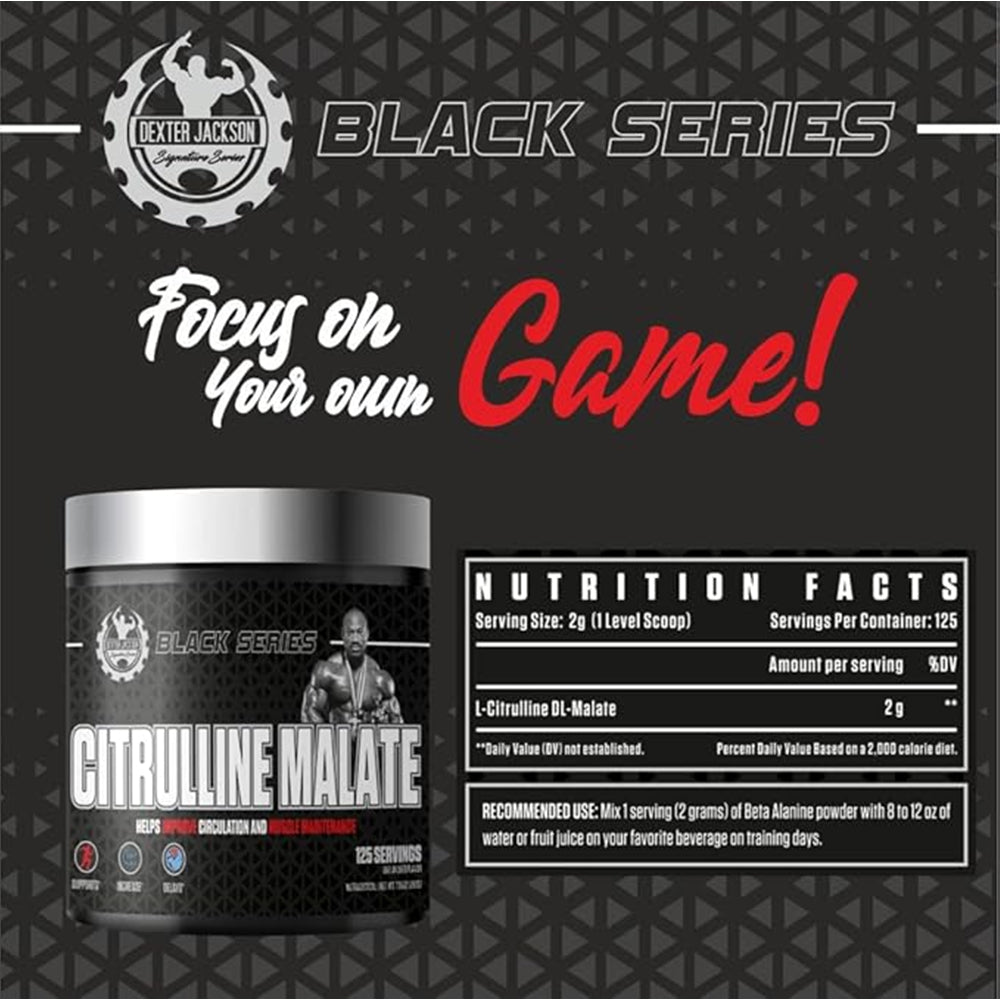 Dexter Jackson Black Series Citrulline malte 250g, 125 serving