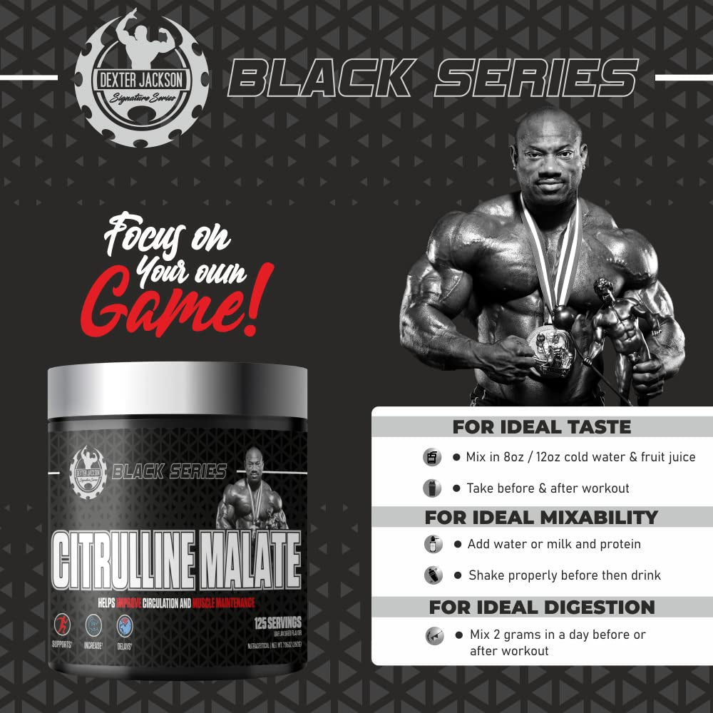 Dexter Jackson Black Series Citrulline malte 250g, 125 serving