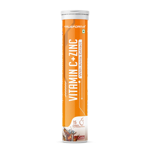 Trueforma® Vitamin C & amp; Zinc with Amla Extract | Effervescent Tablets