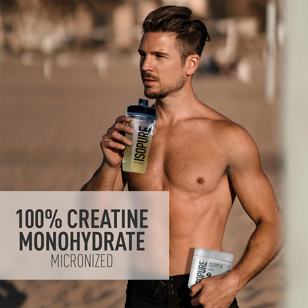 ISOPURE 100% Creatine Monohydrate Micronized Powder 250g | 83 Servings | Unflavoured Creatine