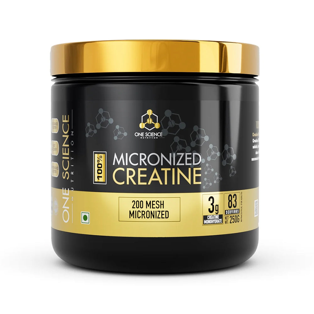 One Science Creatine Monohydrate 250g | 100% Micronized Creatine Powde ...