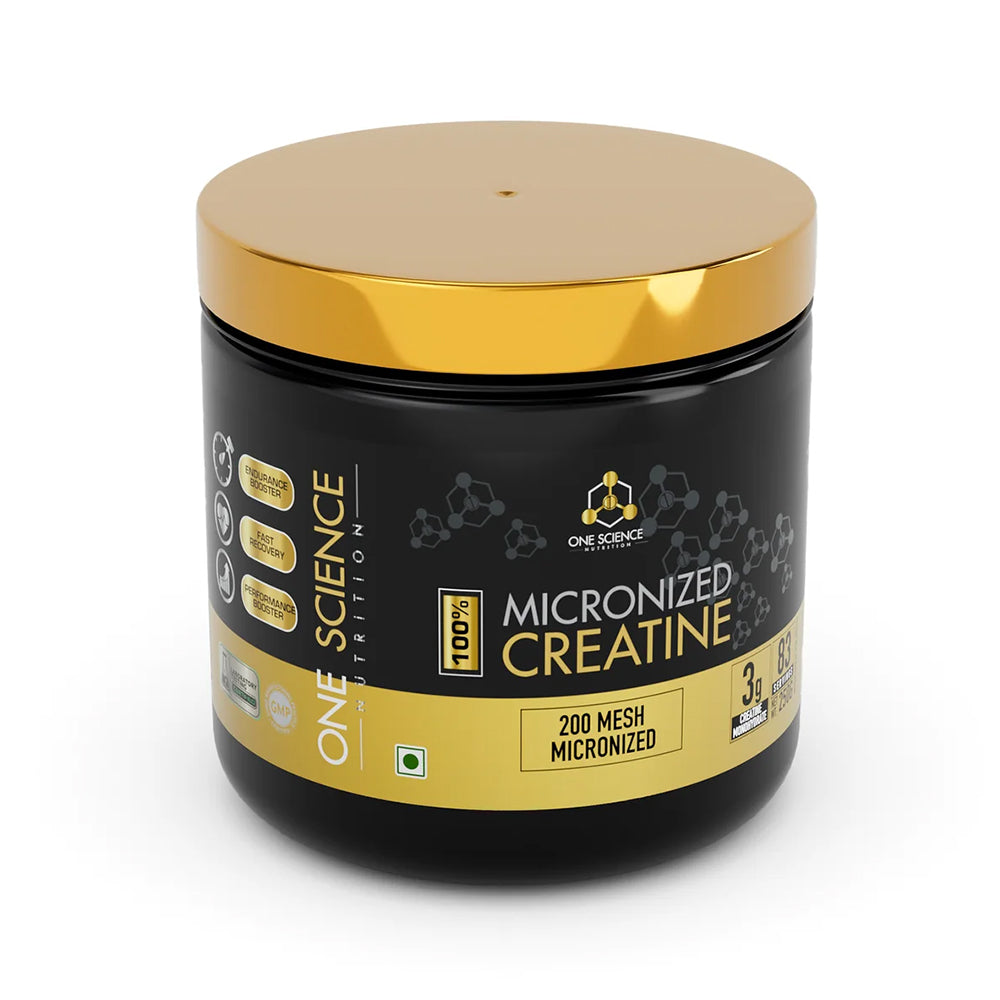 One Science Creatine Monohydrate 250g | 100% Micronized Creatine Powde ...