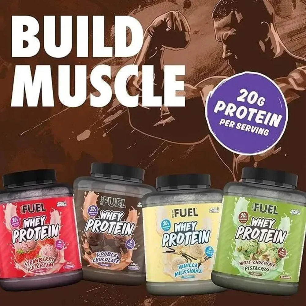 Body Fuel Whey Protein 1.8kg | 20g Protein Per Serving | 53 Servings