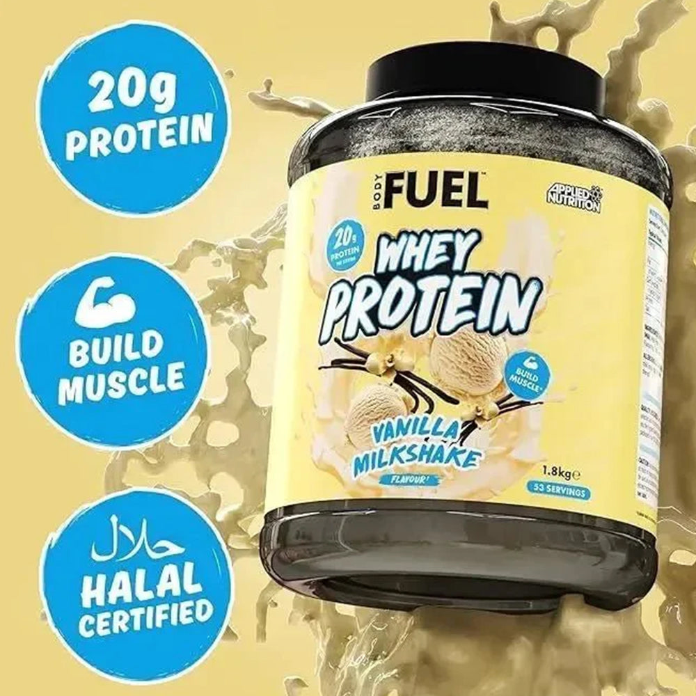 Body Fuel Whey Protein 1.8kg | 20g Protein Per Serving | 53 Servings