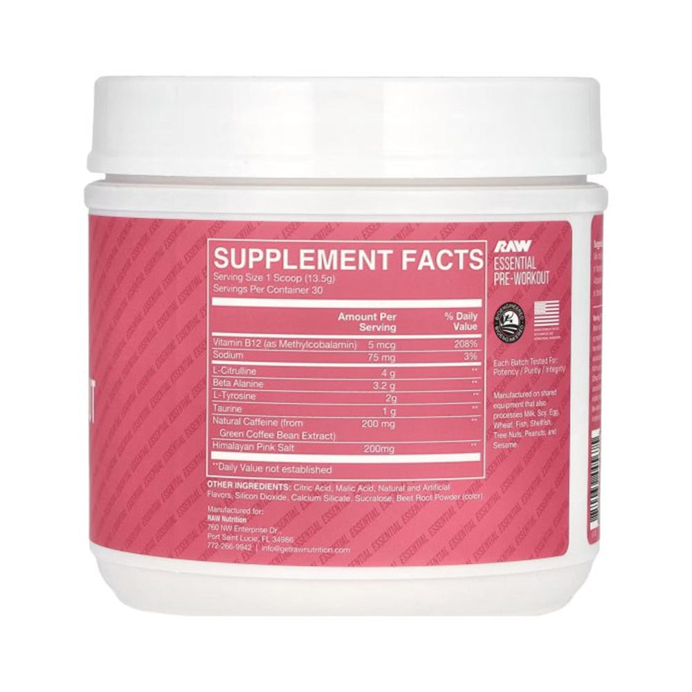 CBUM Essential Pre-Workout 30 & 60 Servings