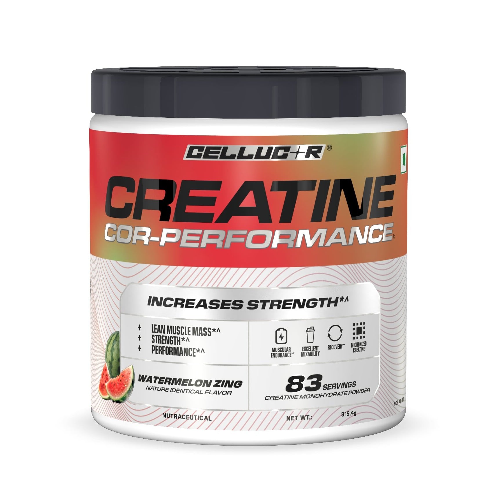 Cellucor Creatine Cor-Performance | 83 serves| From the Makers of C4 | Micronized for Rapid absorption | Increases Muscle Strength & Performance