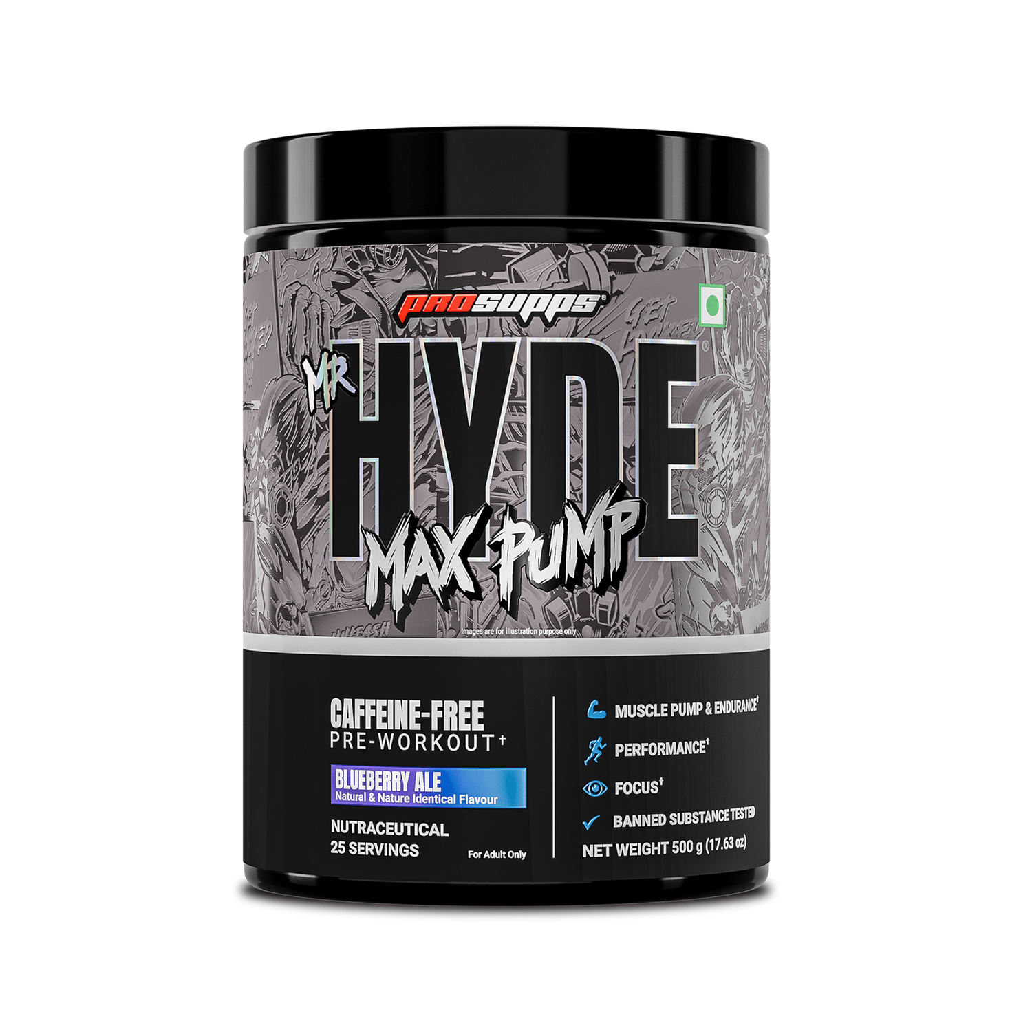 ProSupps Mr. HYDE Max Pump – Stim-Free Pre-Workout
