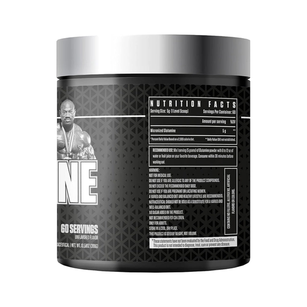 Black Series Micronized L-Glutamine Powder (300g) | Muscle Recovery & Gut Support | 5g per Serving