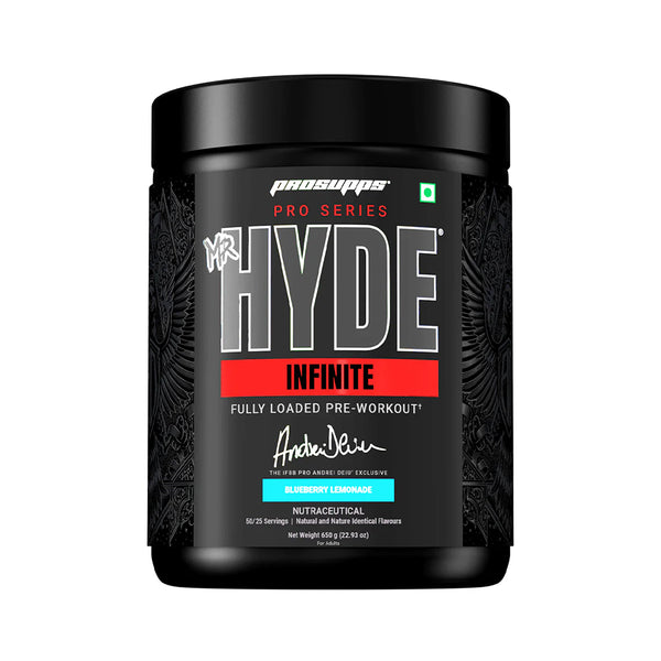 ProSupps Hyde Infinite Pre Workout | Extreme Energy, Pump & Focus | Advanced Gym Performance Formula (50/25 Servings)