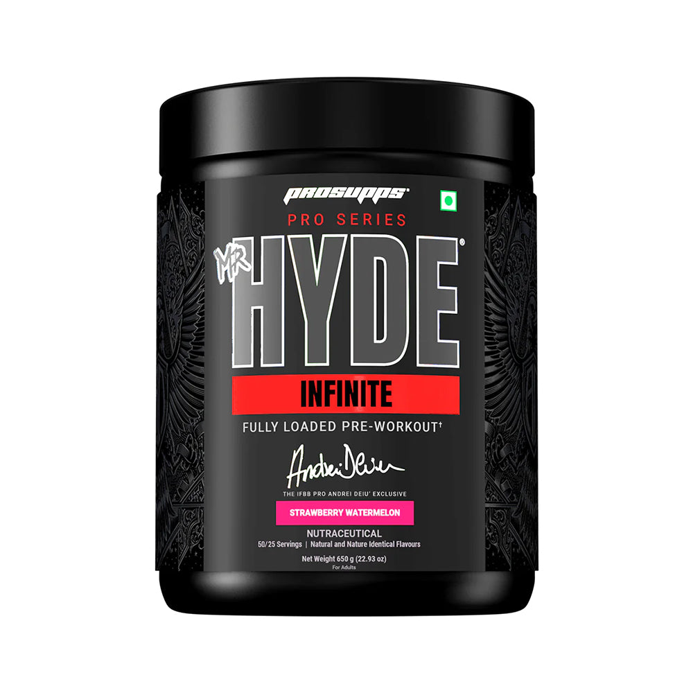ProSupps Hyde Infinite Pre Workout | Extreme Energy, Pump & Focus | Advanced Gym Performance Formula (50/25 Servings)