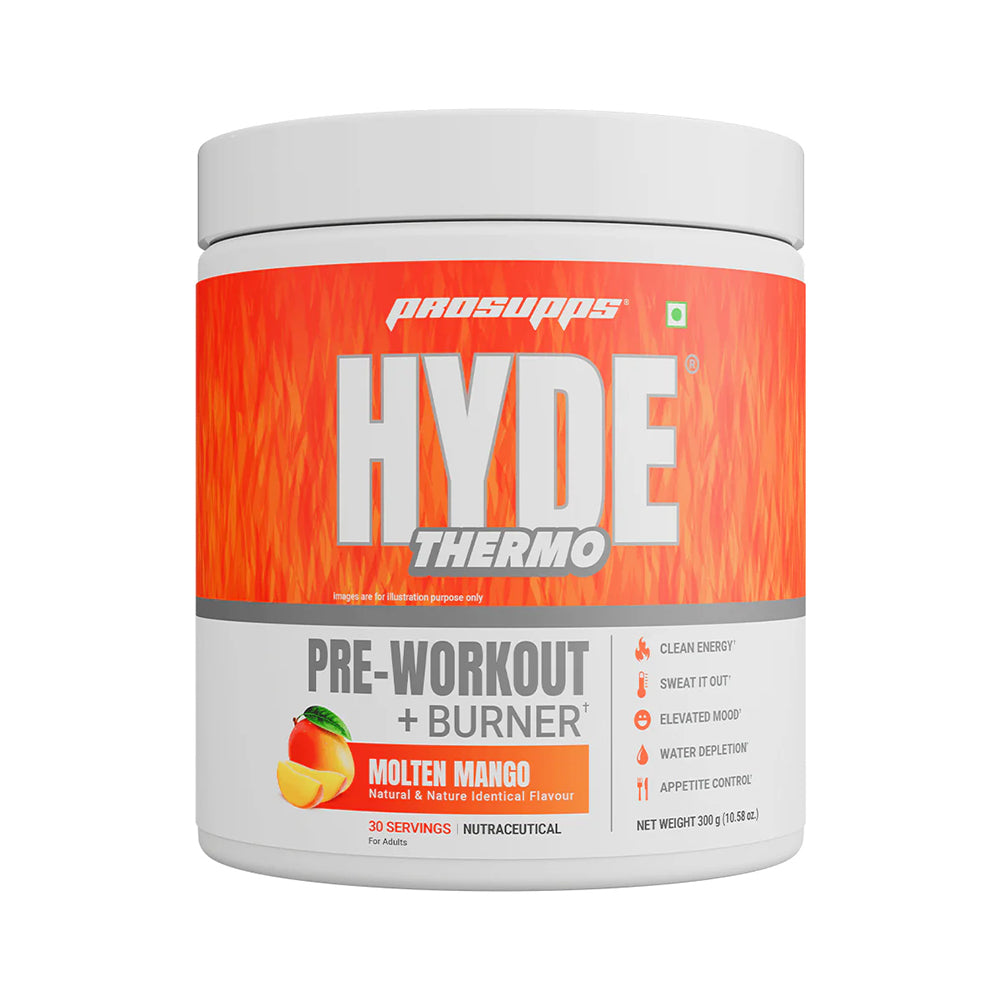 ProSupps Hyde Thermo Pre-Workout | Fat Burner + Energy Booster | 150mg Caffeine | Weight Loss & Performance (30 Servings)