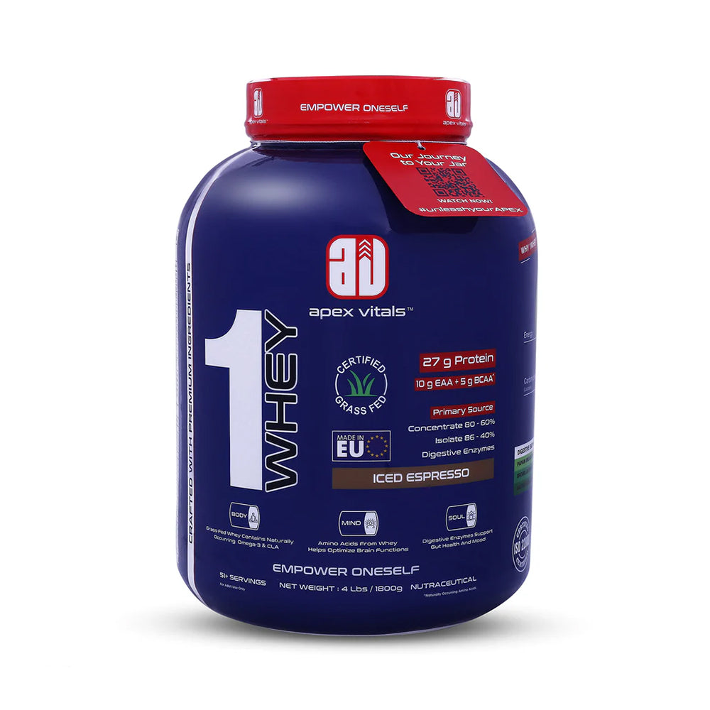 Apex Vitals 1 Whey, Grass-Fed Whey