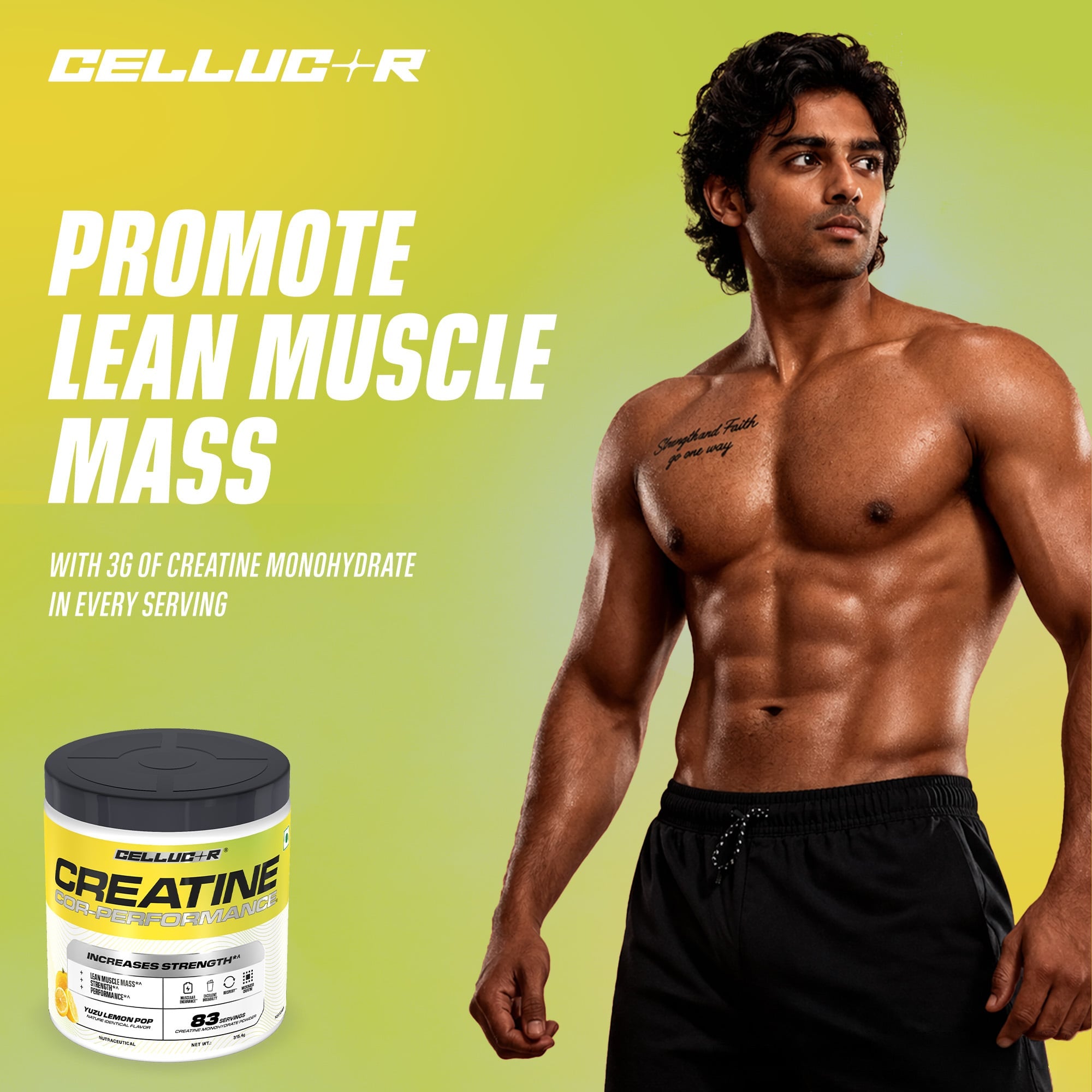 Cellucor Creatine Cor-Performance | 83 serves| From the Makers of C4 | Micronized for Rapid absorption | Increases Muscle Strength & Performance