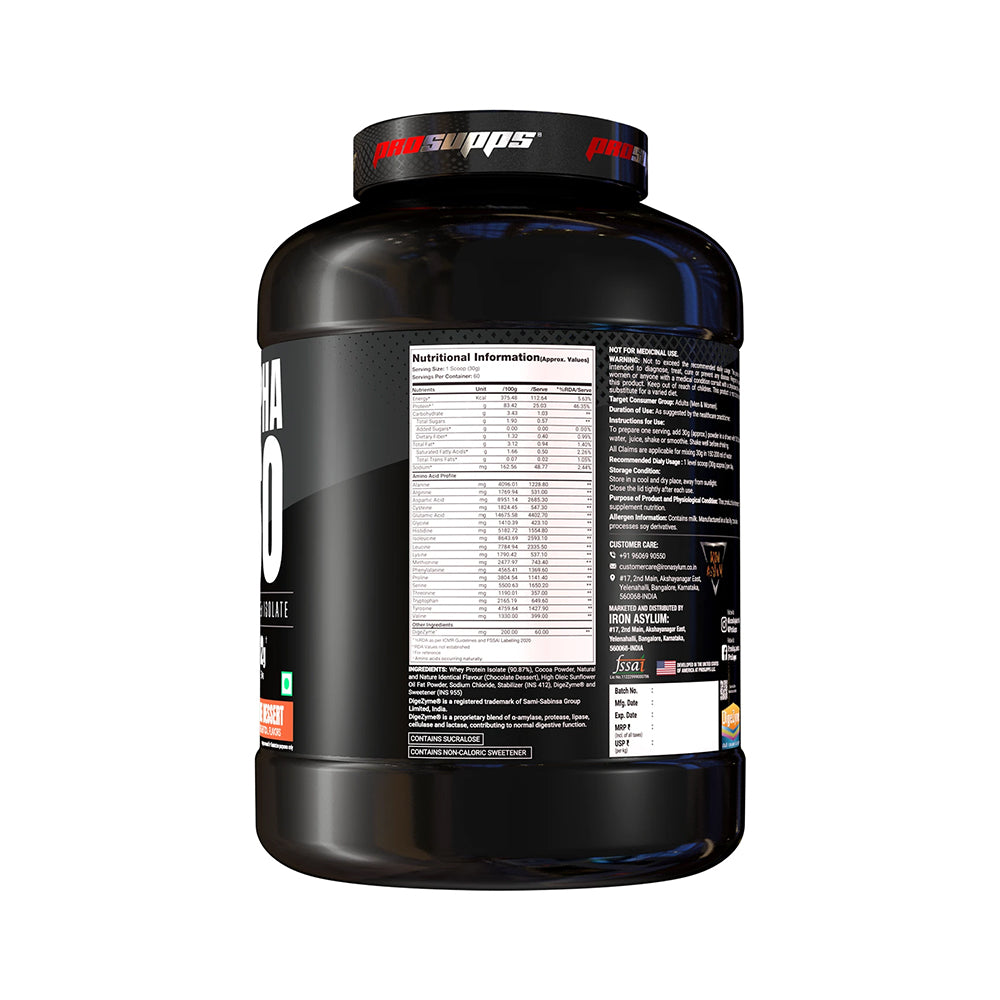 Prosupps Alpha Iso Premium Whey Isolate – 1.8 Kg