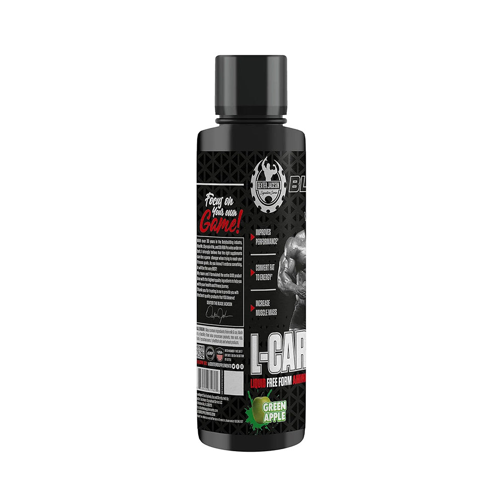 Dexter Jackson (Black Series) L-Carnitine 3500mg Liquid | Fat Metabolism Support | Energy & Endurance Booster