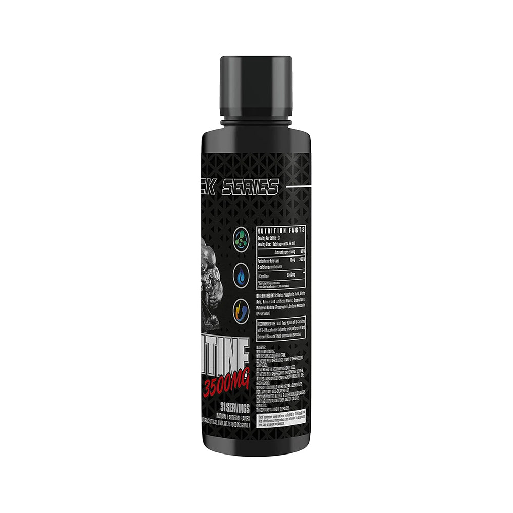 Dexter Jackson (Black Series) L-Carnitine 3500mg Liquid | Fat Metabolism Support | Energy & Endurance Booster