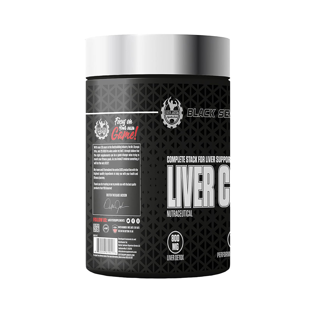 Dexter Jackson Liver Cleanser Detox Supplement | Liver Support, Antioxidant & Daily Detox Formula (60 Veg Capsules)