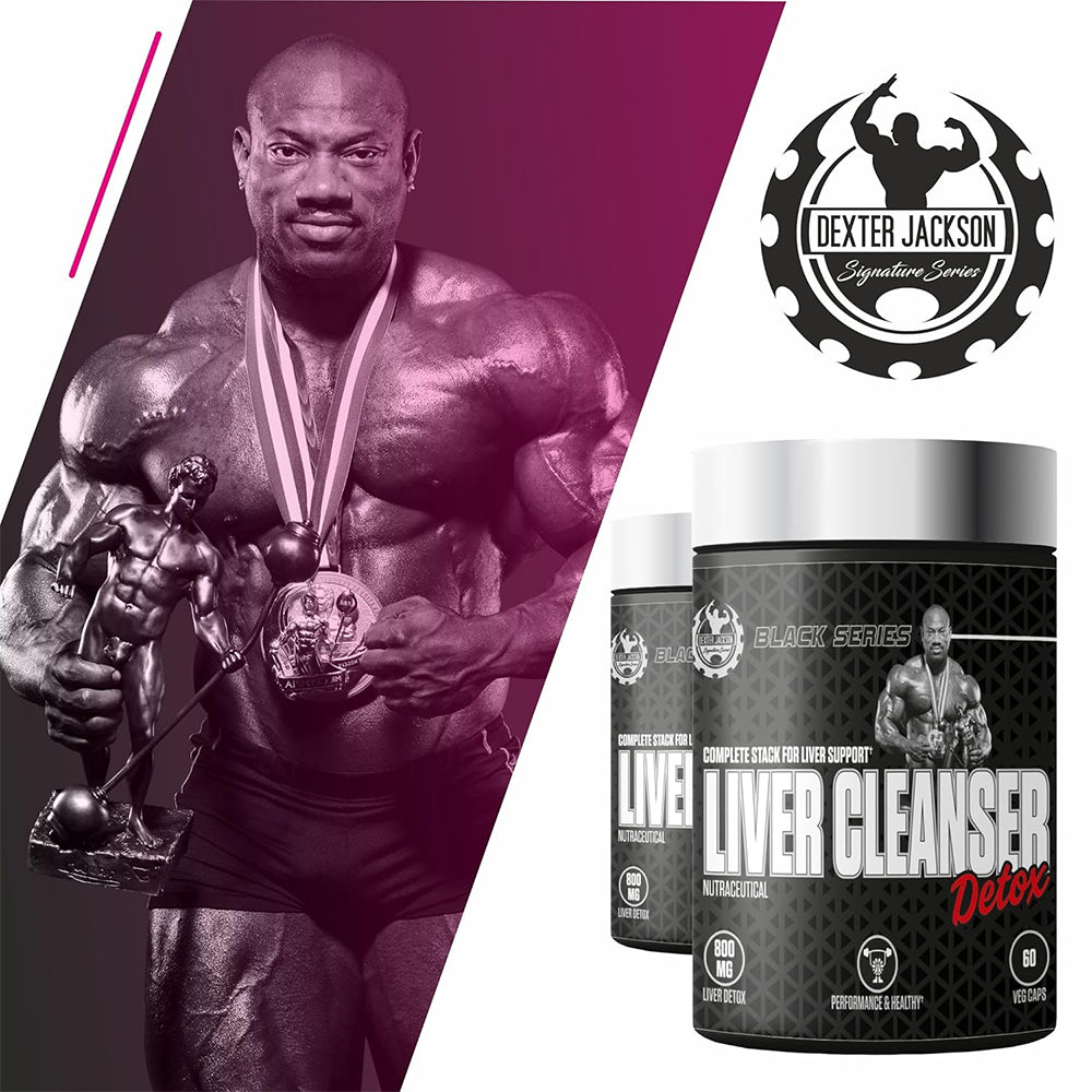 Dexter Jackson Liver Cleanser Detox Supplement | Liver Support, Antioxidant & Daily Detox Formula (60 Veg Capsules)