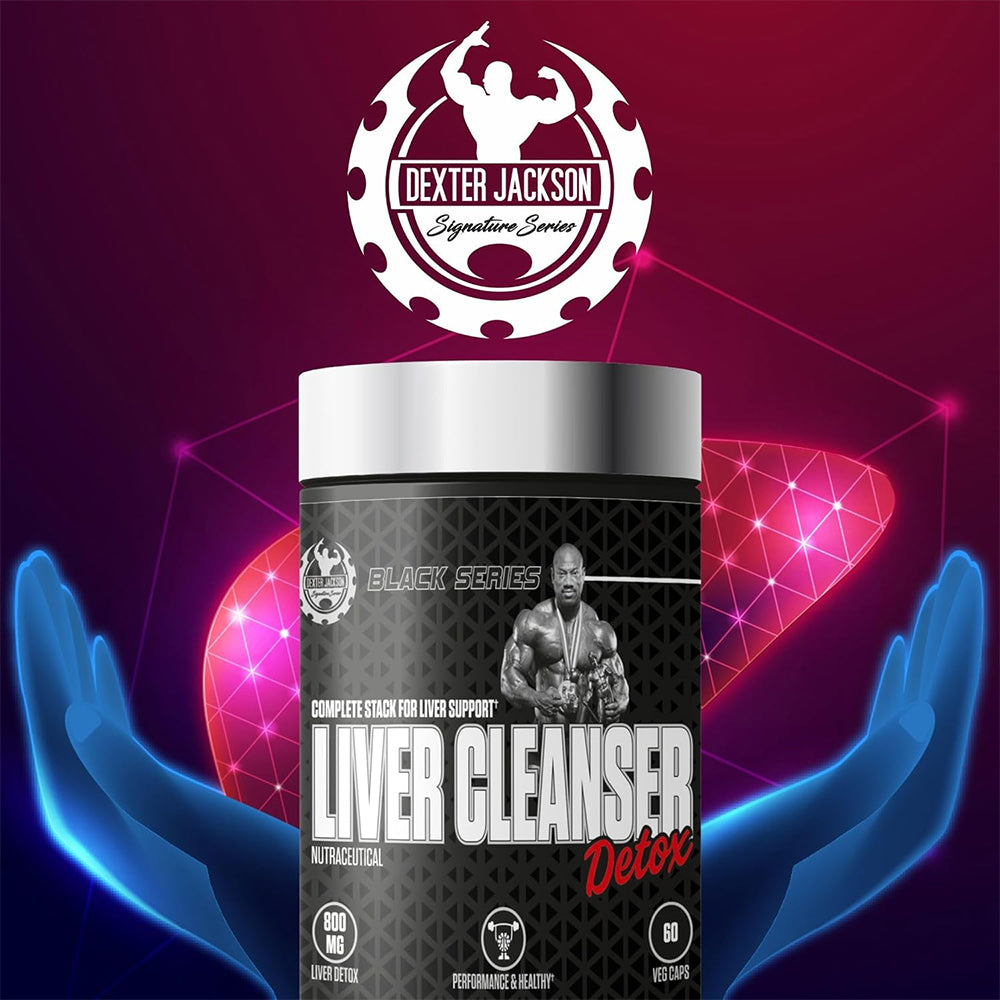 Dexter Jackson Liver Cleanser Detox Supplement | Liver Support, Antioxidant & Daily Detox Formula (60 Veg Capsules)