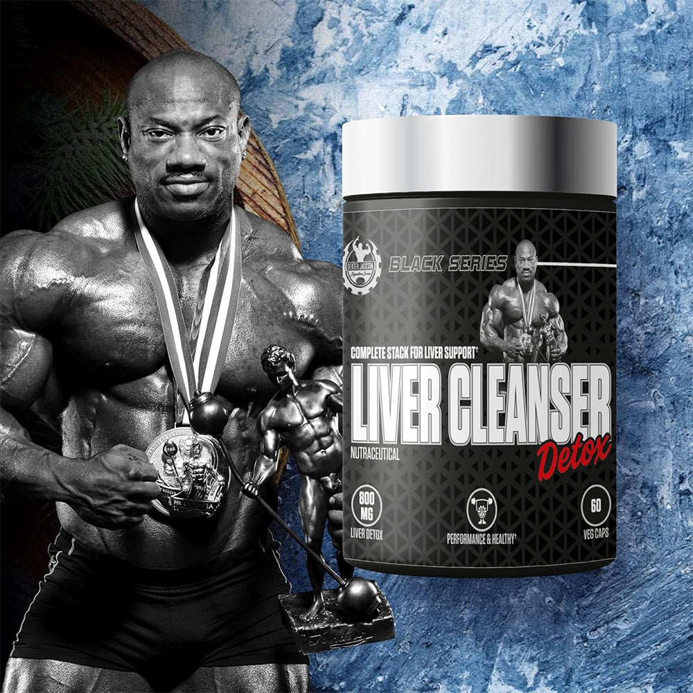 Dexter Jackson Liver Cleanser Detox Supplement | Liver Support, Antioxidant & Daily Detox Formula (60 Veg Capsules)