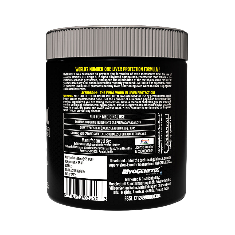 Myogenetix Platinum – Liverdrol 45 Servings (Tropical Mango Spice)