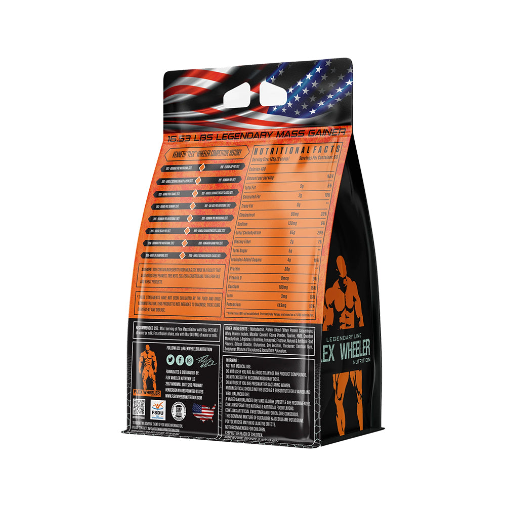 Mass Gainer Powder | Flex Wheeler Mass Gainer (High Calorie Muscle Builder Chocolate Flavor)