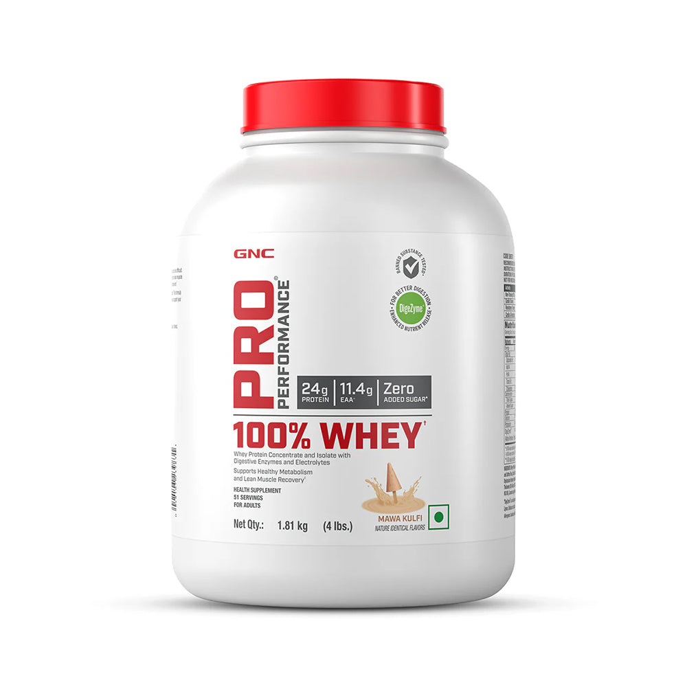 GNC Pro Performance 100% Whey Protein 4 lbs (1.8 Kg)